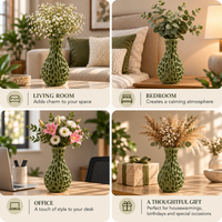 Modern Bubble Pattern Decorative Flower Vase