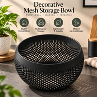 Modern Lattice Pattern Decorative Bowl