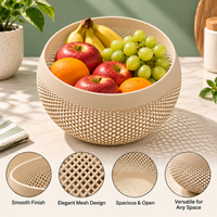 Modern Lattice Pattern Decorative Bowl