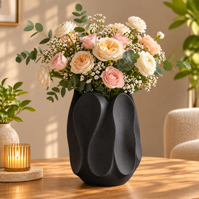 Modern Petal Shaped Decorative Flower Vase