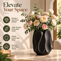 Modern Petal Shaped Decorative Flower Vase