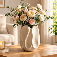 Modern Petal Shaped Decorative Flower Vase
