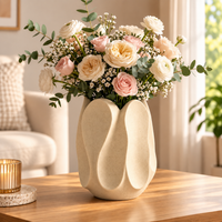 Modern Petal Shaped Decorative Flower Vase