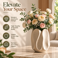 Modern Petal Shaped Decorative Flower Vase