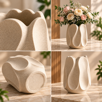 Modern Petal Shaped Decorative Flower Vase