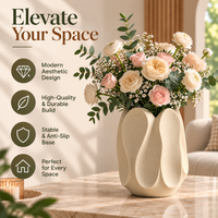 Modern Petal Shaped Decorative Flower Vase