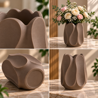 Modern Petal Shaped Decorative Flower Vase