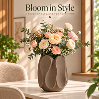 Modern Petal Shaped Decorative Flower Vase