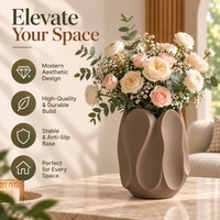 Modern Petal Shaped Decorative Flower Vase