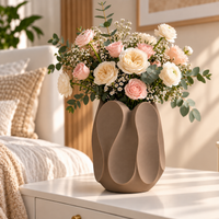Modern Petal Shaped Decorative Flower Vase