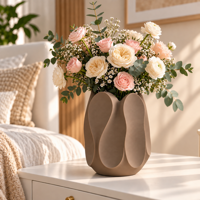 Modern Petal Shaped Decorative Flower Vase