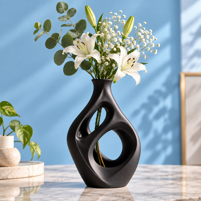 Abstract Loop Vase