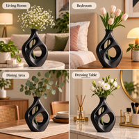 Abstract Loop Vase