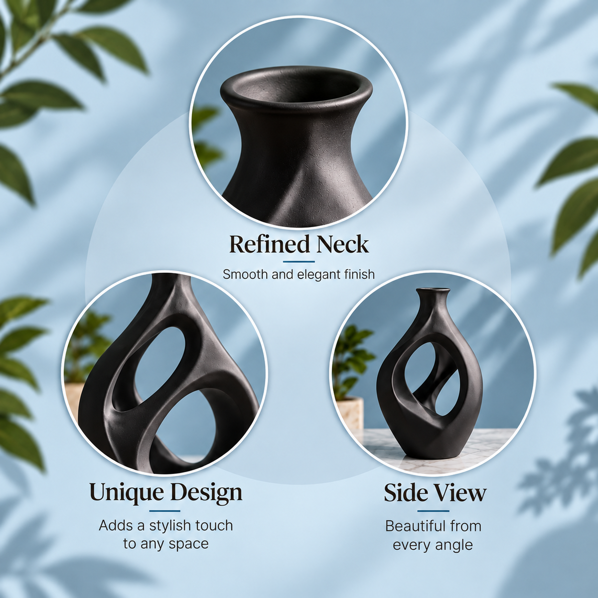 Abstract Loop Vase