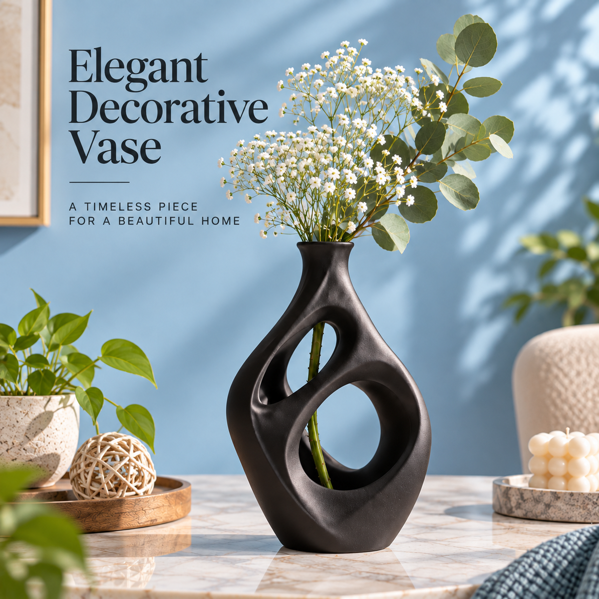 Abstract Loop Vase