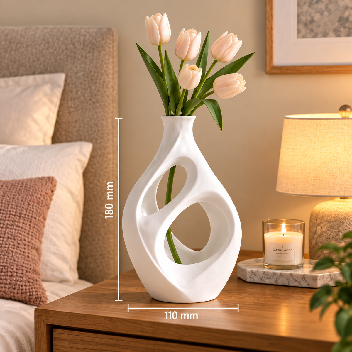 Abstract Loop Vase