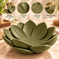 Lotus Decorative Bowl for Home Decor & Jewelry Storage