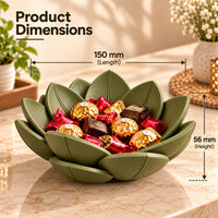 Lotus Decorative Bowl for Home Decor & Jewelry Storage