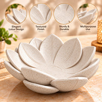 Lotus Decorative Bowl for Home Decor & Jewelry Storage