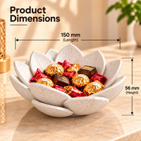 Lotus Decorative Bowl for Home Decor & Jewelry Storage