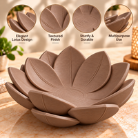 Lotus Decorative Bowl for Home Decor & Jewelry Storage - Navvi.in