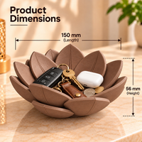 Lotus Decorative Bowl for Home Decor & Jewelry Storage - Navvi.in