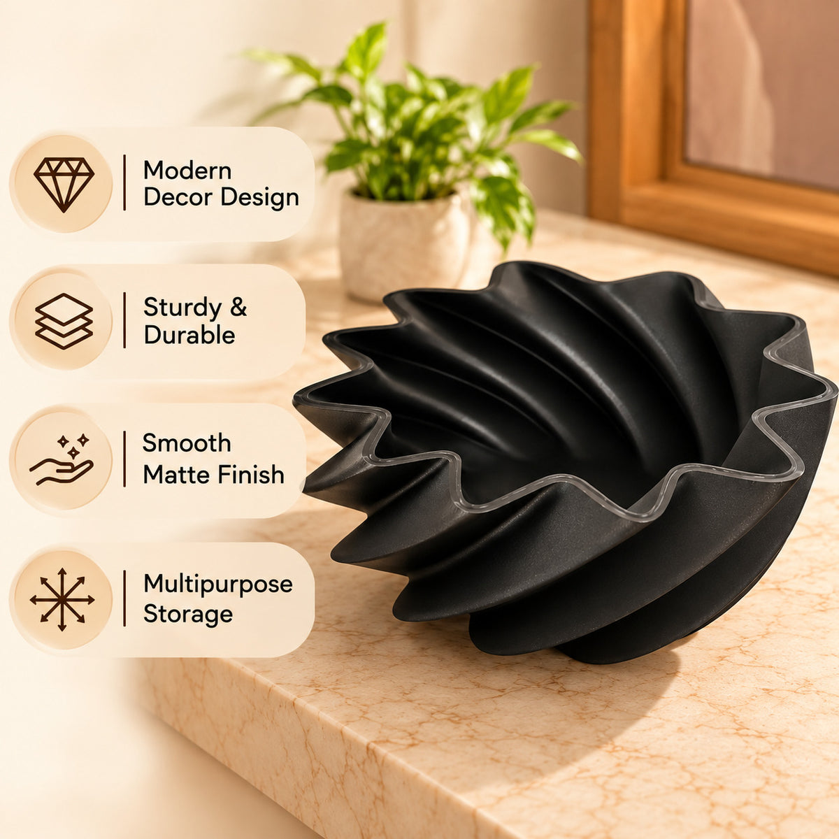 Spiral Decorative Bowl