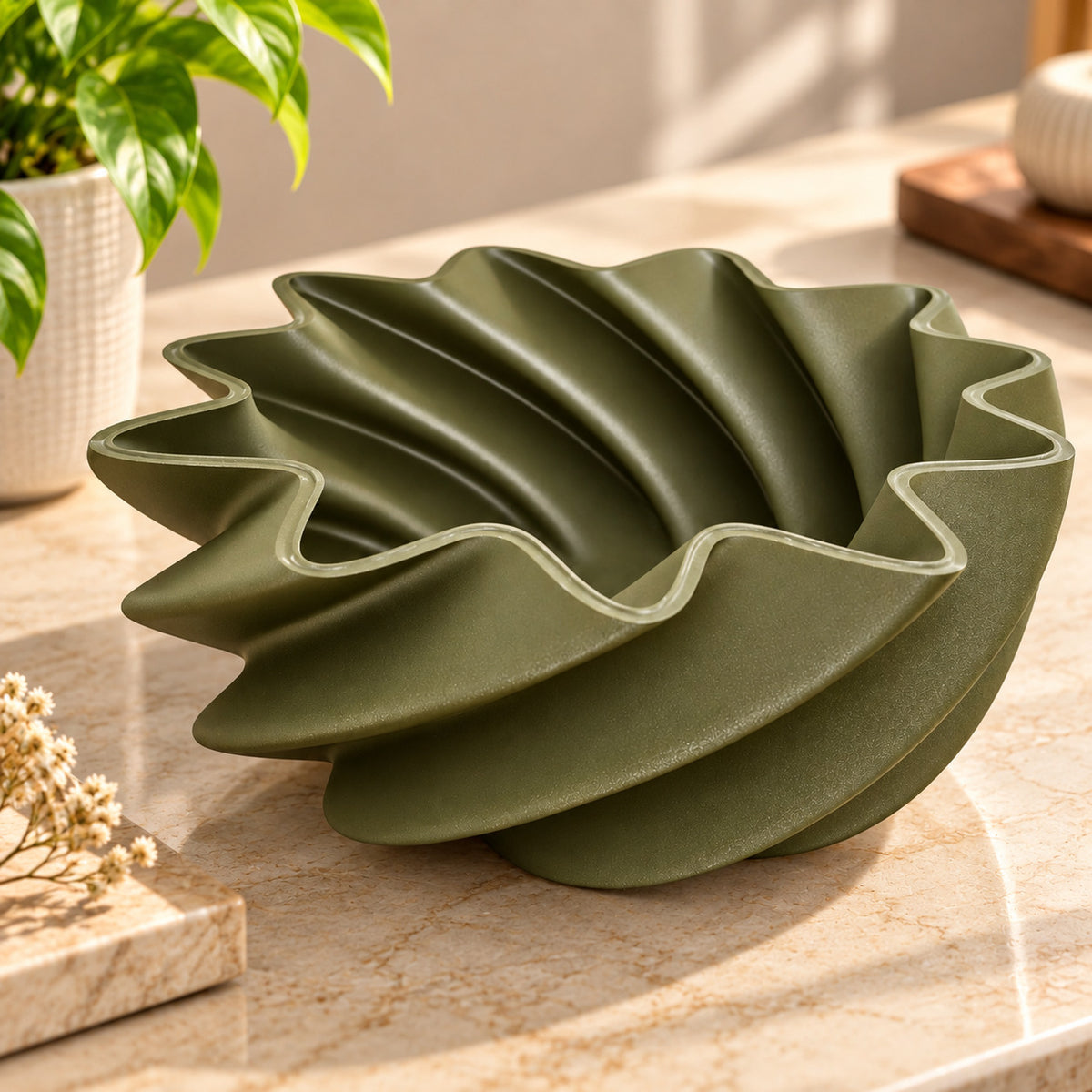 Spiral Decorative Bowl