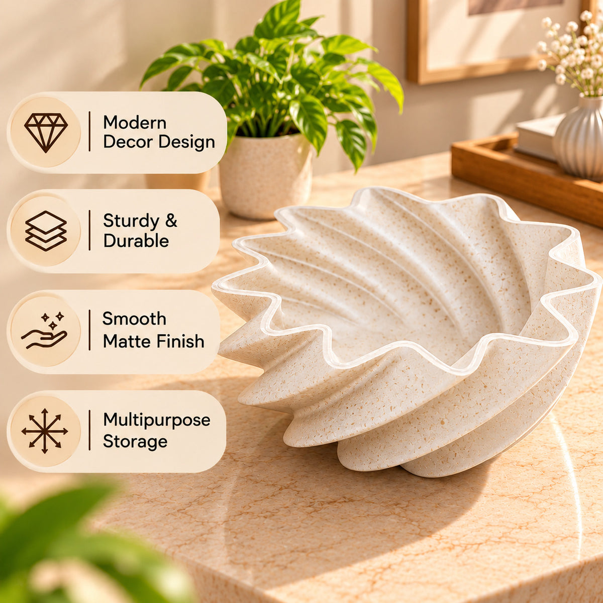 Spiral Decorative Bowl