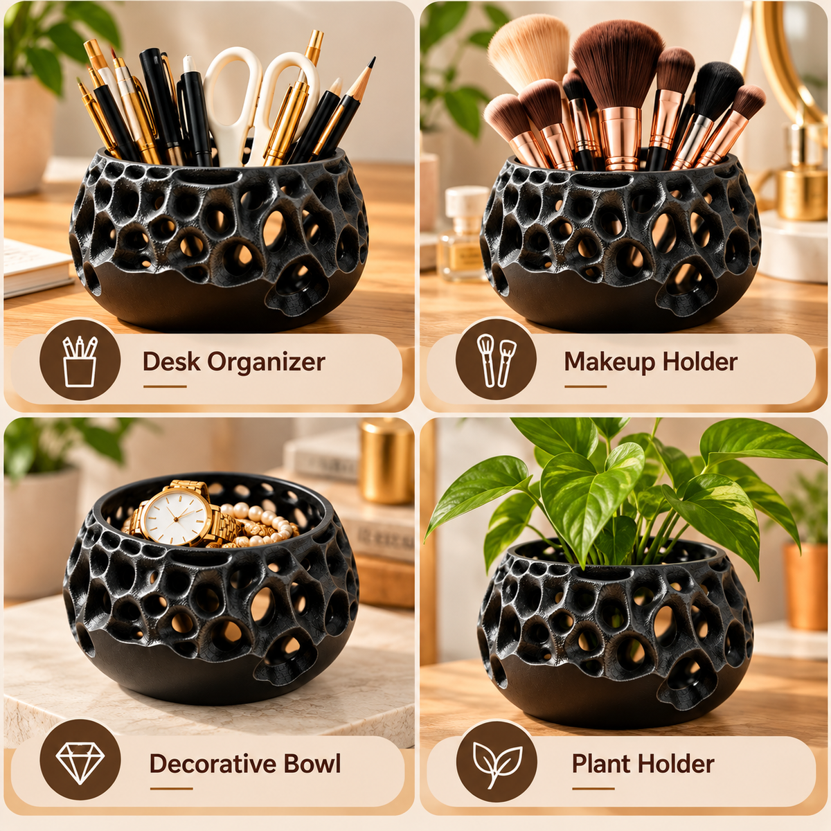 Lattice Decorative Bowl Holder