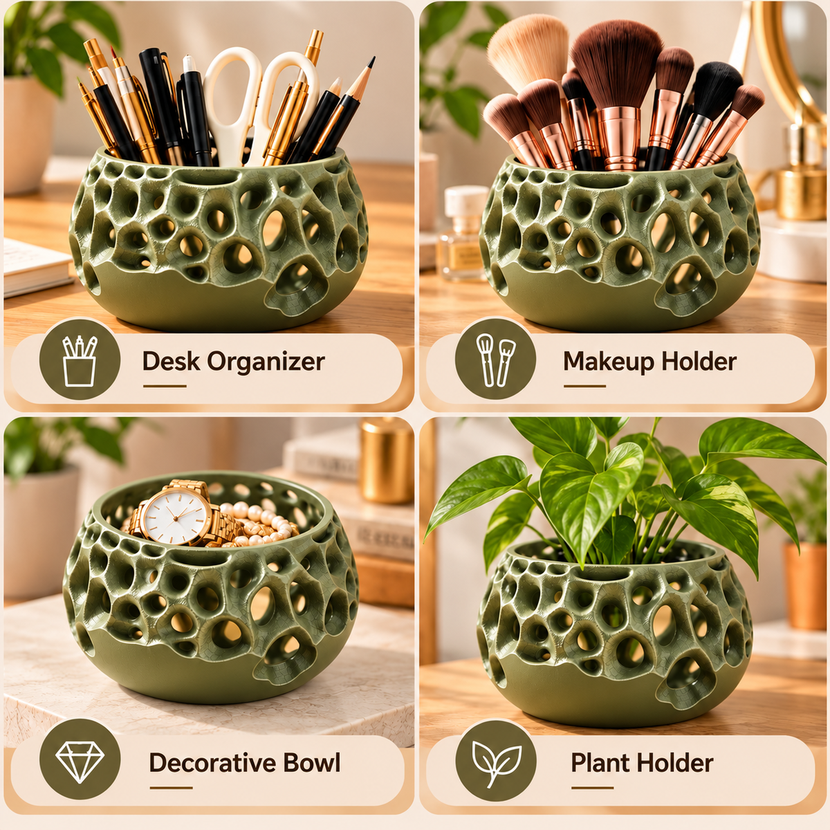 Lattice Decorative Bowl Holder