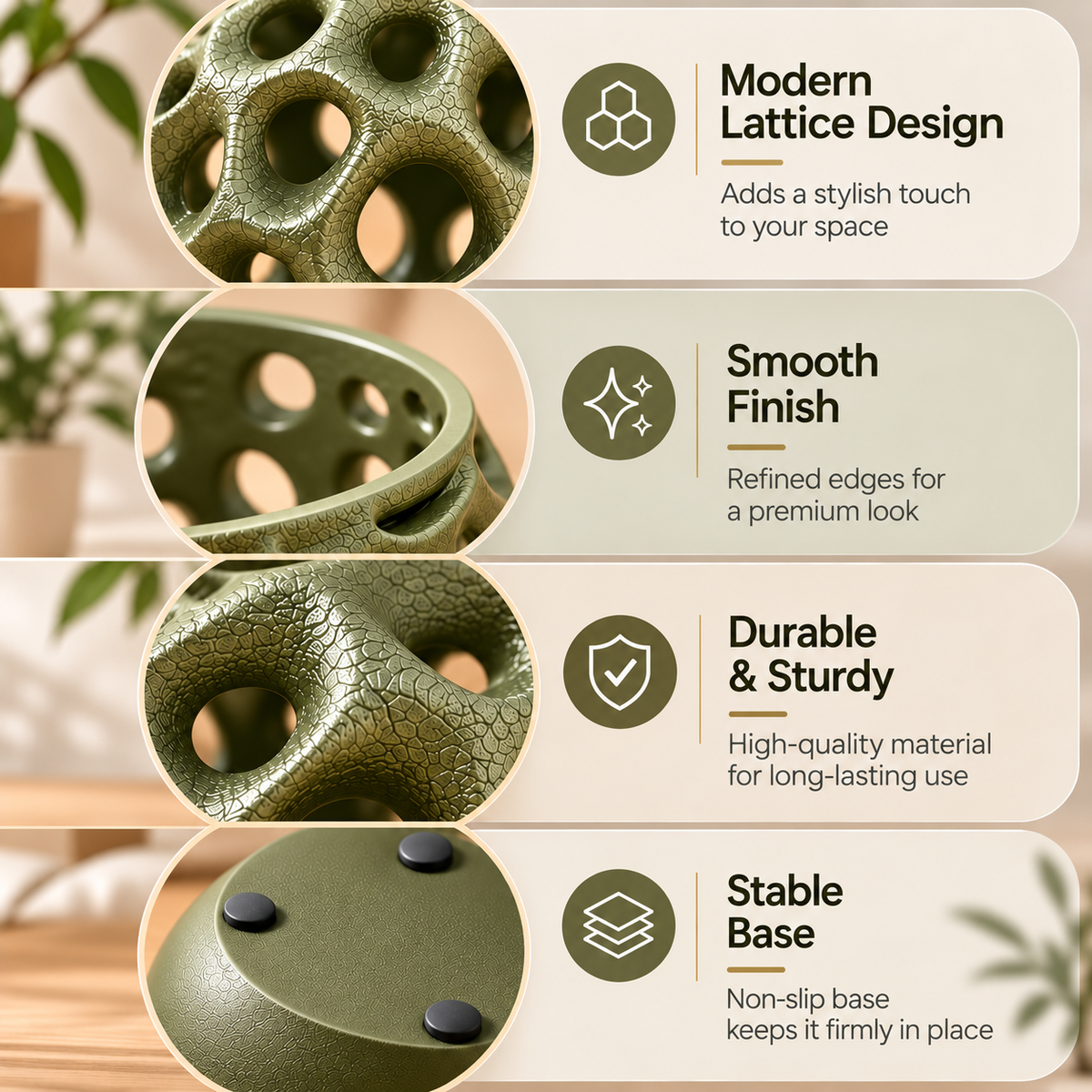 Lattice Decorative Bowl Holder