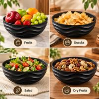 Sculpted Leaf Decorative Bowl