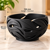 Sculpted Leaf Decorative Bowl