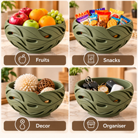 Sculpted Leaf Decorative Bowl