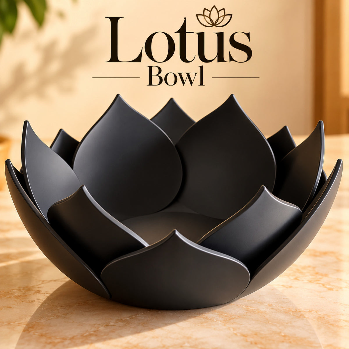 New Lotus Flower Shape Decorative Bowl