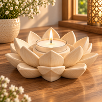 Lotus Shaped Tealight Candle Holder for Home Decor