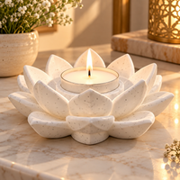 Lotus Shaped Tealight Candle Holder for Home Decor