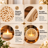 Decorative Lattice Tealight Candle Holder