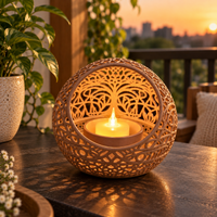 Decorative Lattice Tealight Candle Holder
