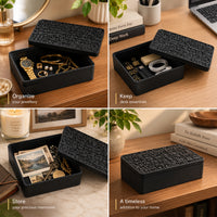 Decorative Storage Box with Embossed Design