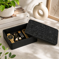Decorative Storage Box with Embossed Design