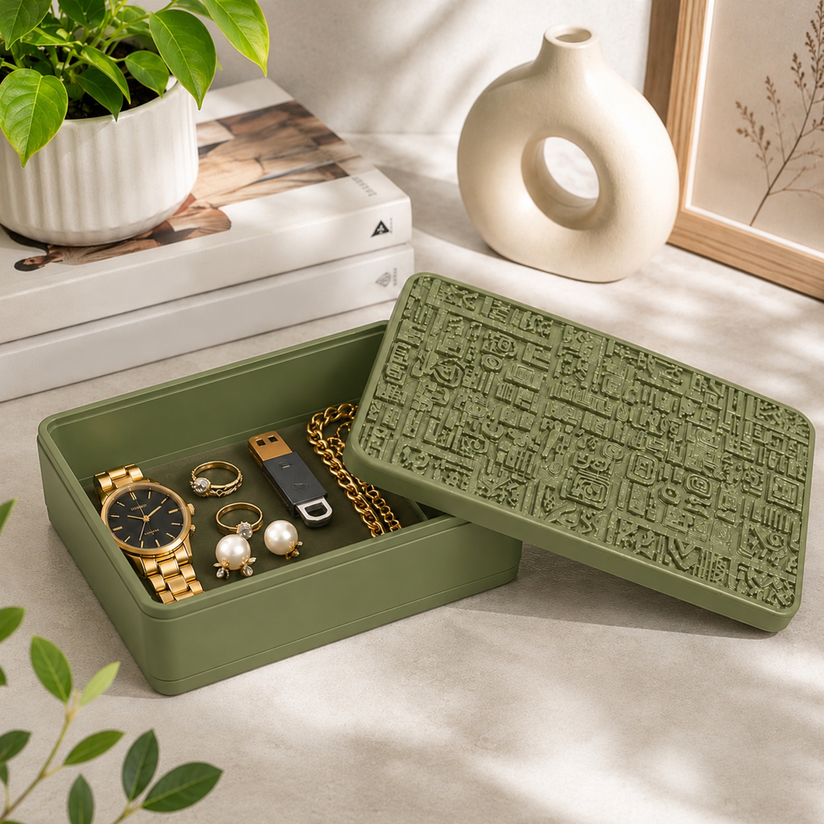 Decorative Gift Box with Embossed Design