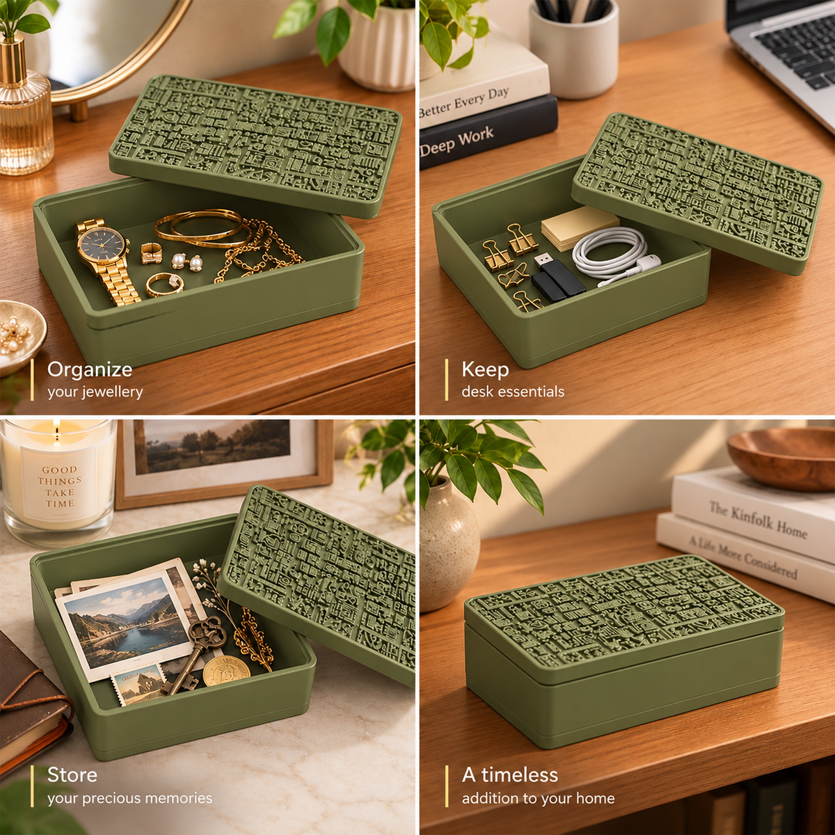 Decorative Gift Box with Embossed Design