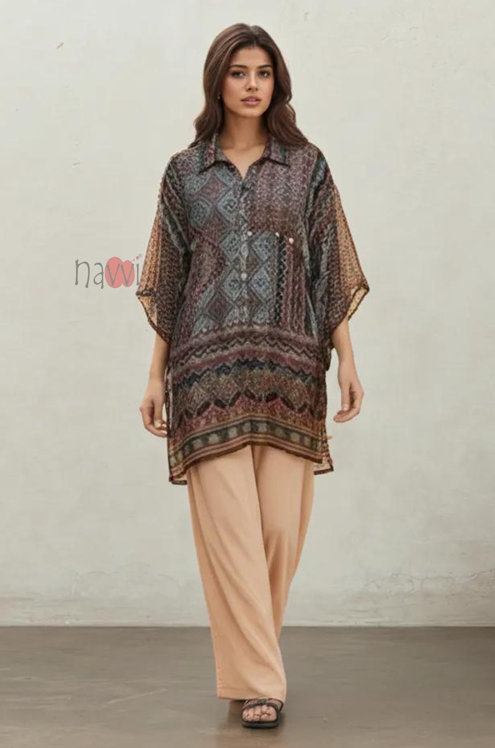 Boho Breeze Printed Tunic