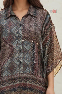 Boho Breeze Printed Tunic