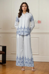 Ivory Floral Printed Shirt