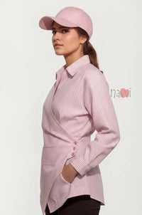 Classic Stripe Overlap Shirt