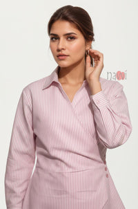 Classic Stripe Overlap Shirt