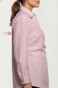 Classic Stripe Overlap Shirt